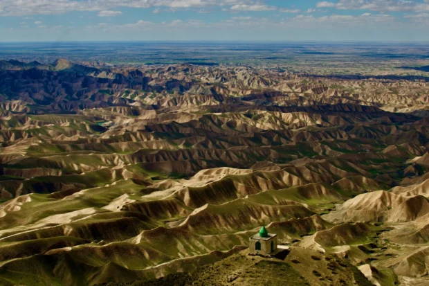 Badlands from above.